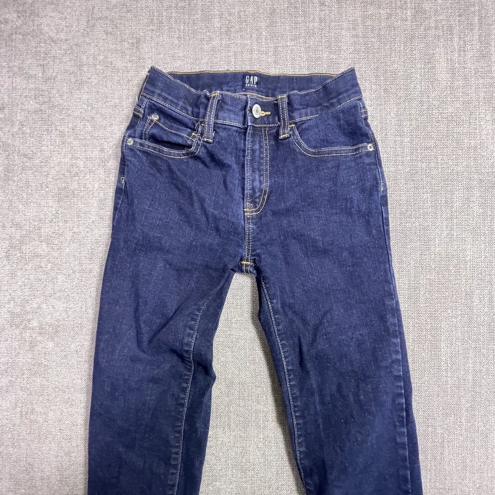 GAP Boys 12 Slim Original Skinny Leg Jeans Blue Dark Wash Denim Casual